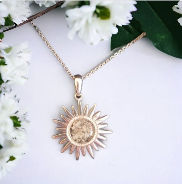 The Aurora ashes Sun Pendant