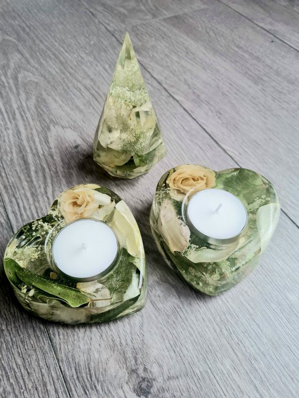 Heart Tea light holders