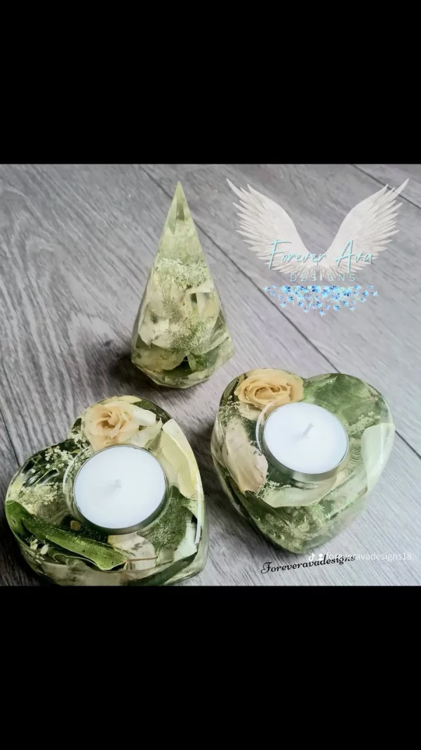 Heart Tea light holders - Image 2